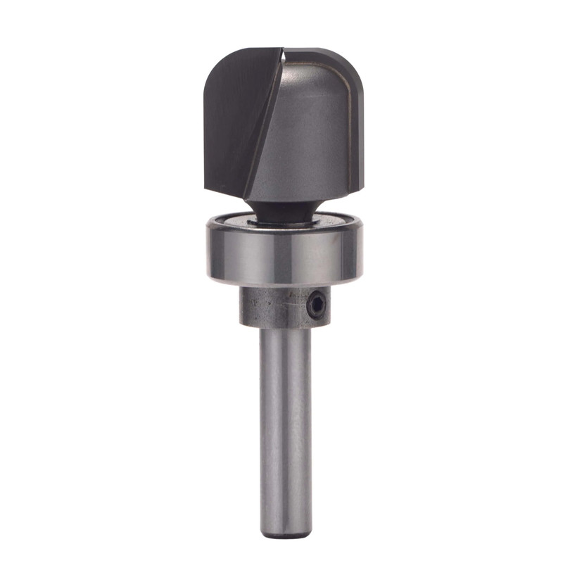 Bowl and Tray Router Bit - 1/4" SH - Features:Top Bearing Guided - Diameter:3/4" - Cutting Length:5/8"